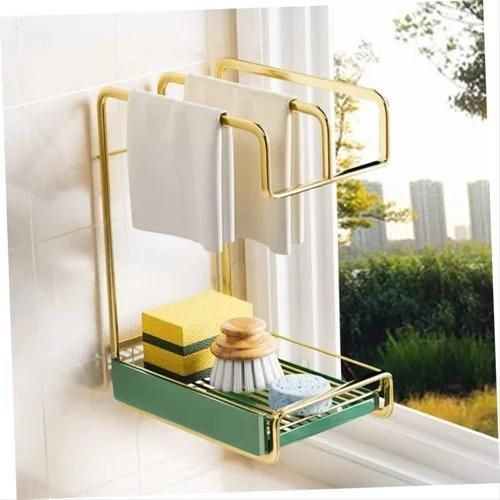 Golden Sink Silverwear Wall Kitchen Holder