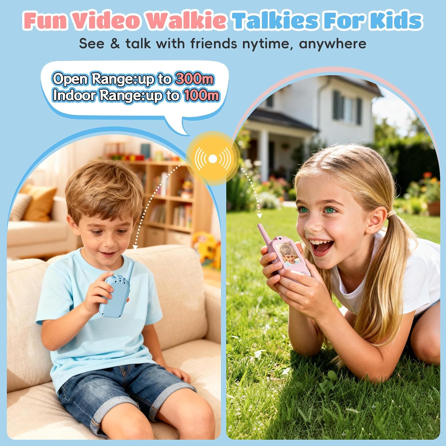 Kids Video Walkie Talkie Camera Toy 🎥 | Fun Outdoor Game for Kids